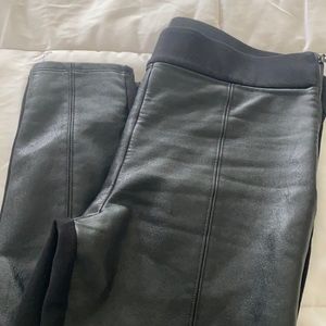 Ann Taylor Leather Leggings